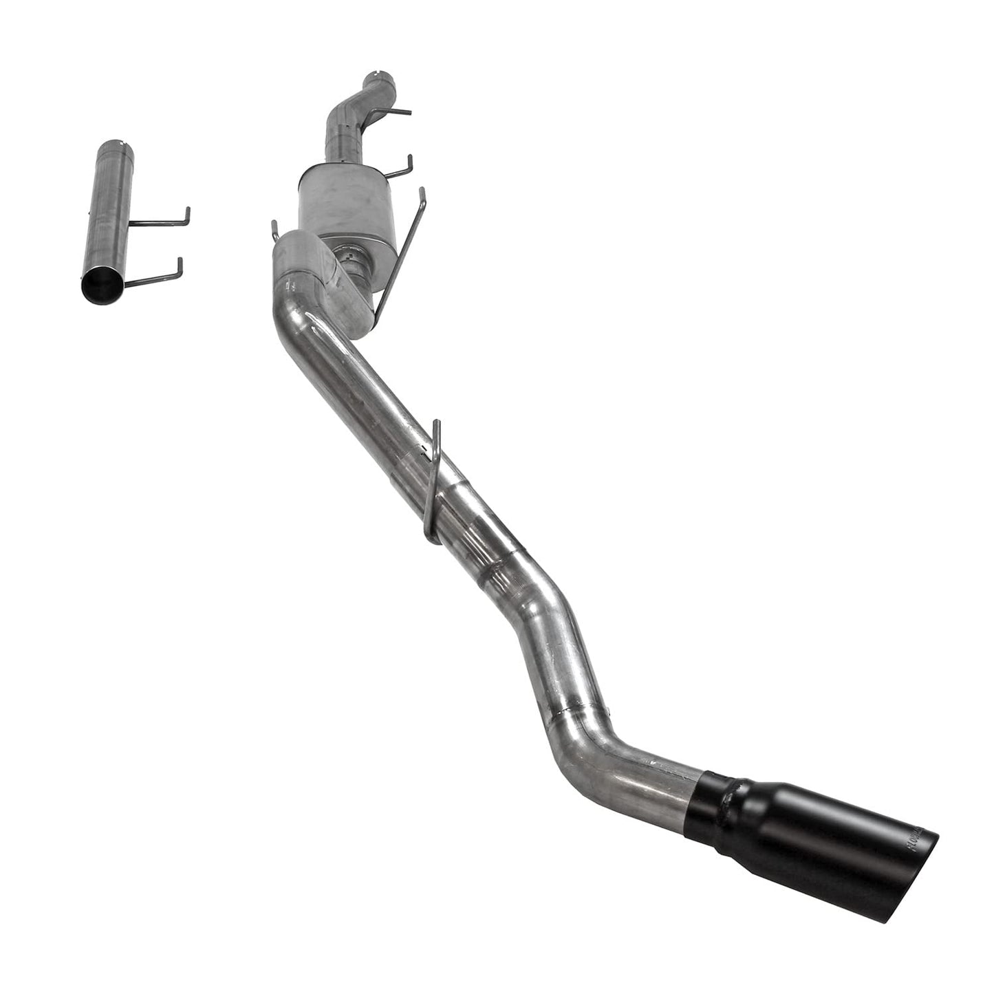 Flowmaster 717930 FlowFX Cat-Back Exhaust Kit Single Side Exit 3.5 Inch 409 Stainless Steel 5 Inch Black Ceramic Coated 304 Stainless Steel Tip Compatible with 2014-2024 RAM 2500 3500 6.4L 2/4WD