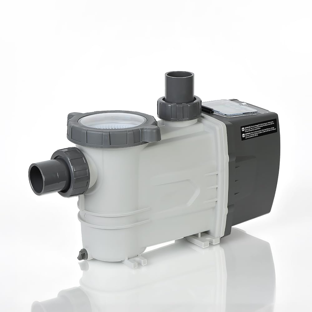 BlueBay 1.5HP Energy Star Certified Water-Cooled Variable Speed Pool Pump with LED Display, 230V/60Hz, Energy Efficient for Inground & Above Ground Pools