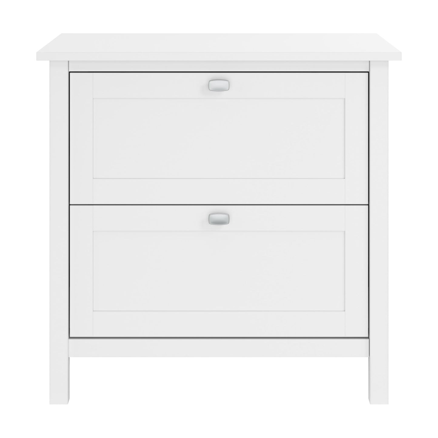 Bush Home Broadview 2 Drawer Lateral File Cabinet in Pure White