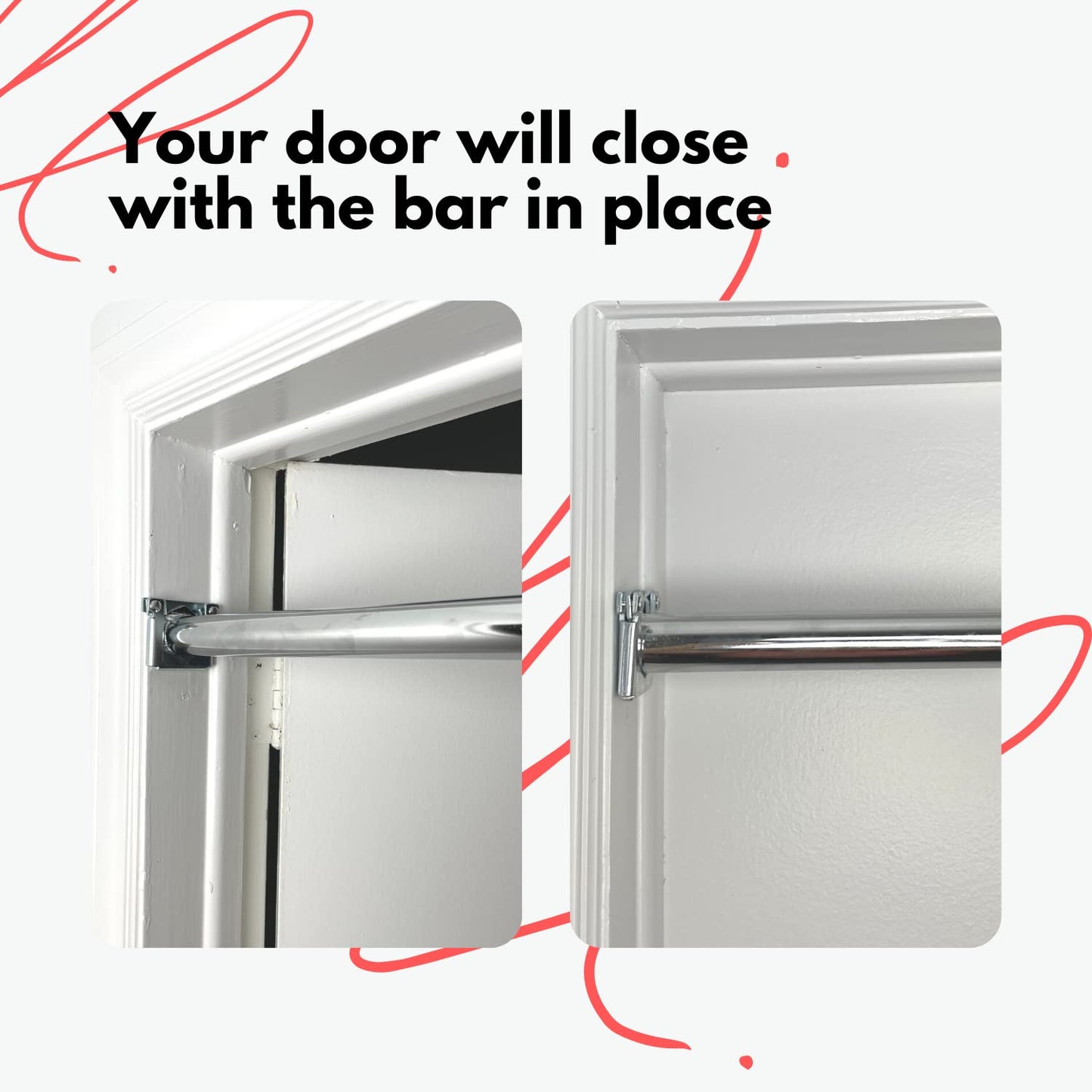 DreamGYM Doorway Swing for Kids Indoor - Trapeze Bar and Gymnastic Rings Combo and Classic Rope Swing for Doorway Gym
