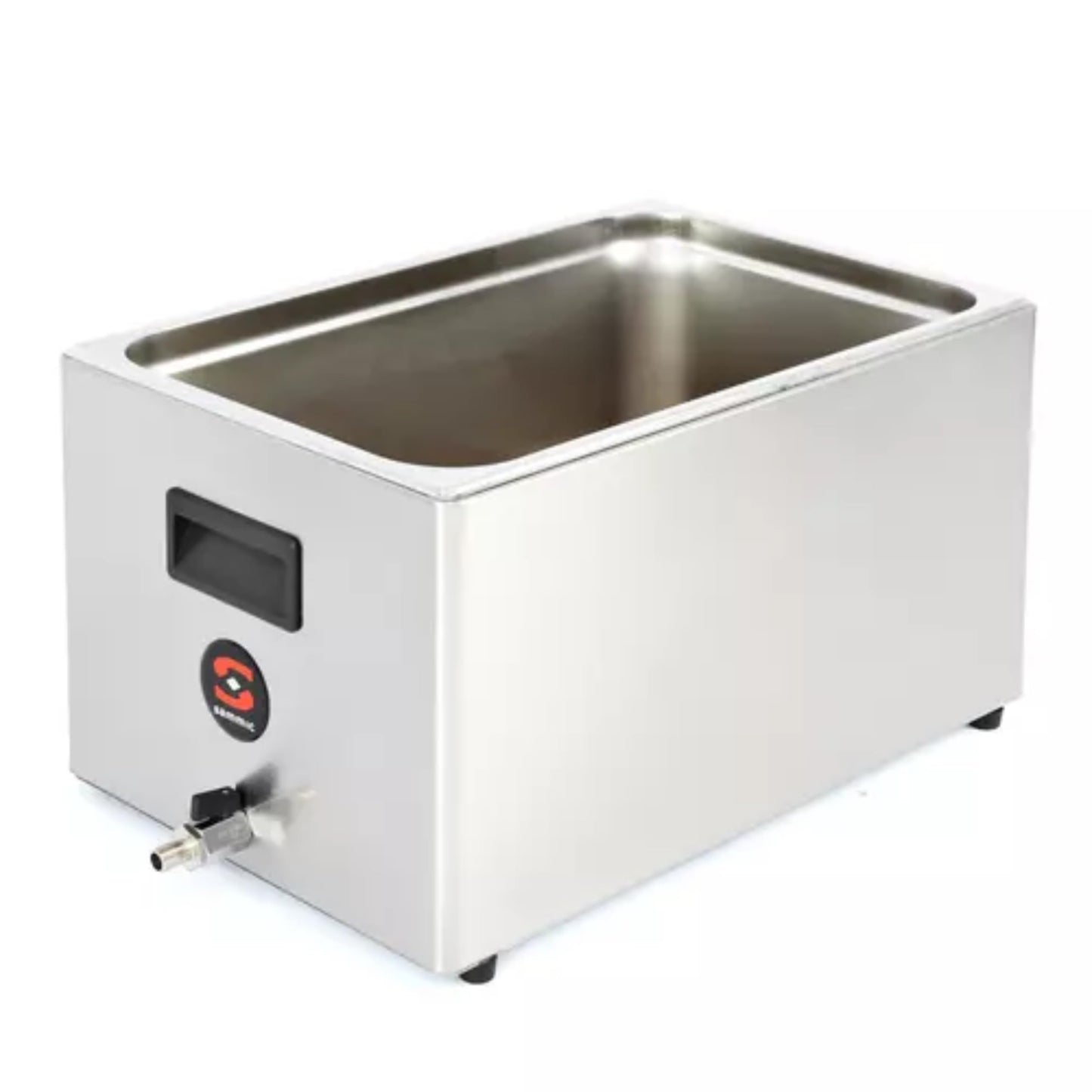 Sammic 1180060 Sous Vide Cooker Tank with Tap, 28 L/7.4 Gal Capacity, Insulated 1/1 GN Stainless Steel Construction, Specially Designed for SmartVide Immersion Circulators