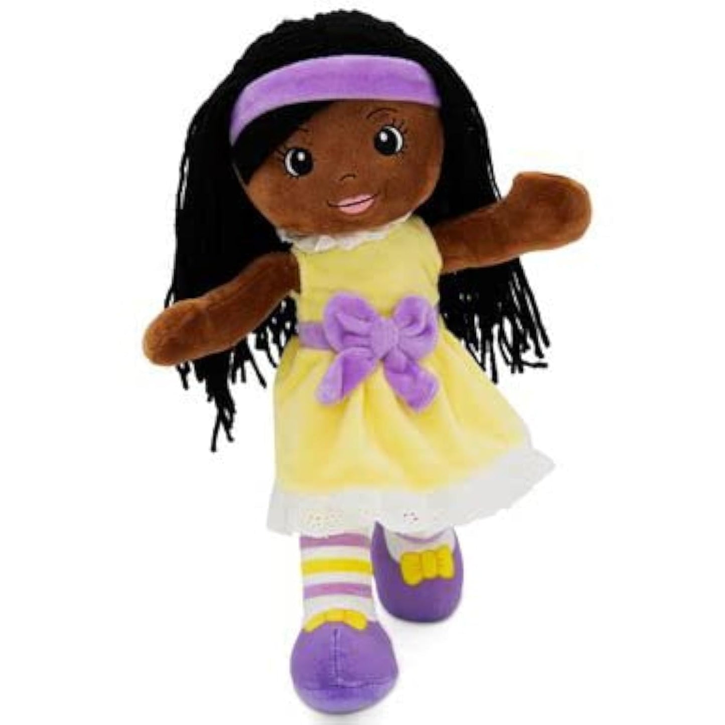 Playtime by Eimmie 14" Soft Baby Doll for Girls (Kaylie) - Plush Rag Doll for Toddlers & Infants, Washable Stuffed Toy with Sensory Fabric Body - Great for Baby Showers, Birthdays & Special Occasions