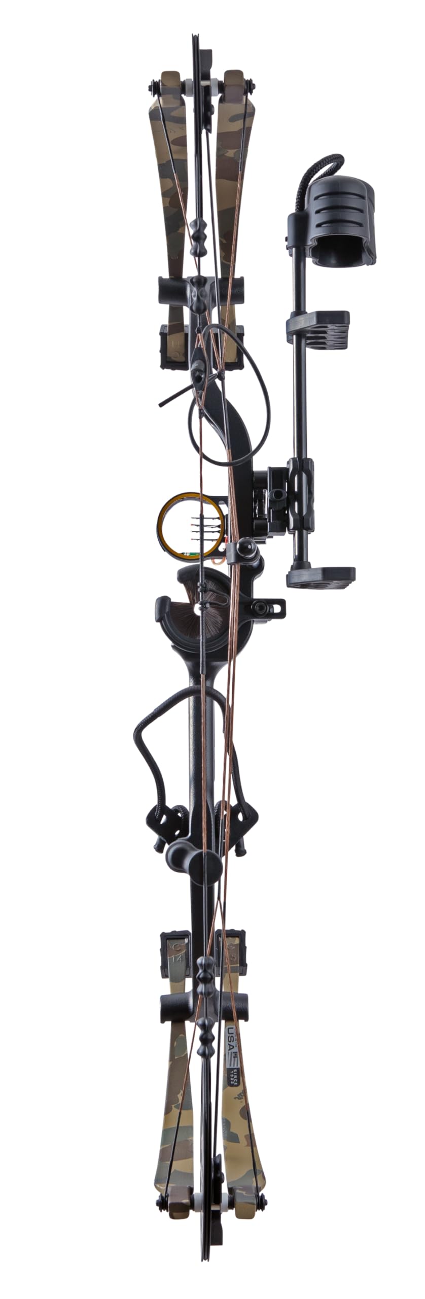 Bear Cruzer G4 Ready to Hunt Compound Archery Bow, 70lb. Draw Weight, Right Hand, Black/Fred Bear