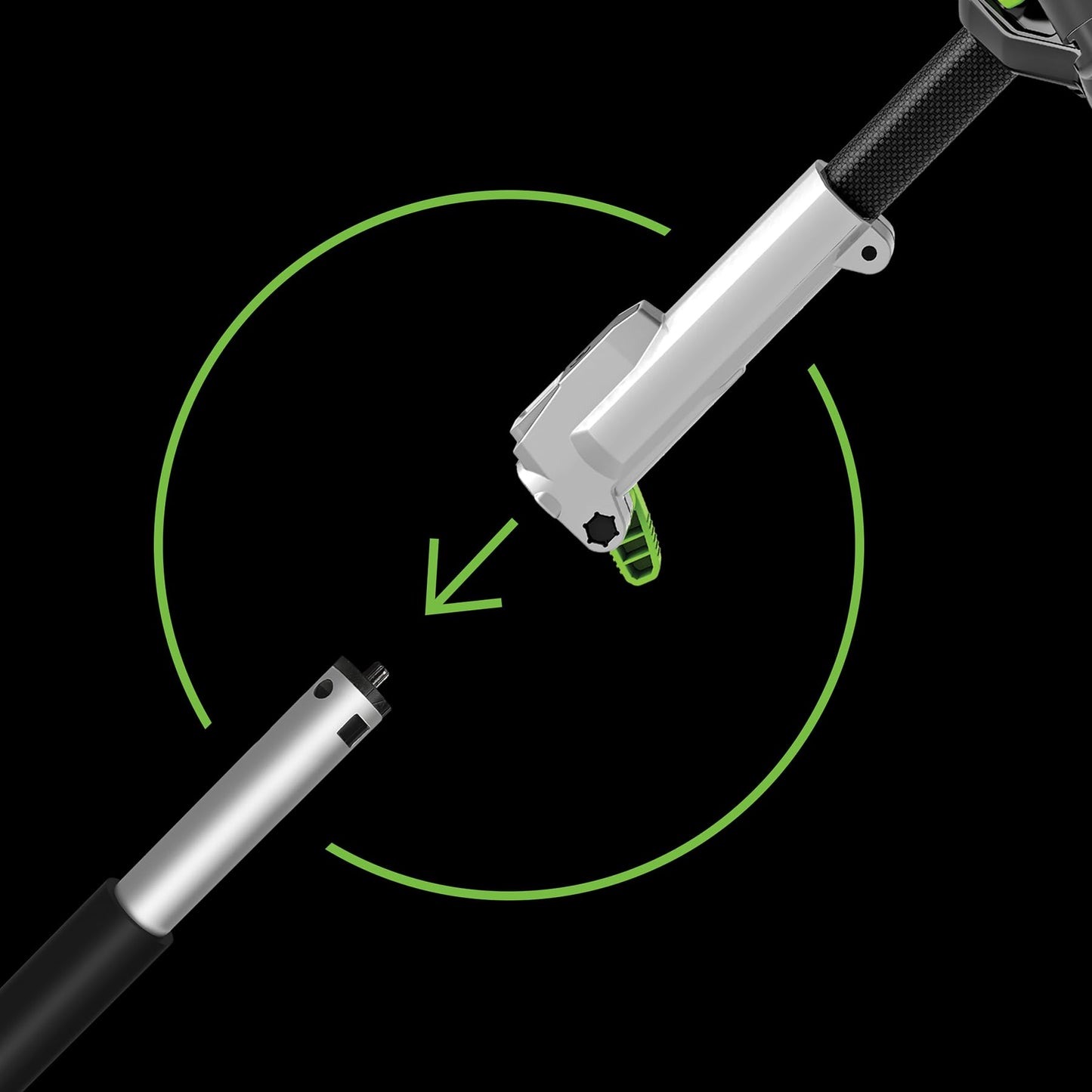 EGO Power+ 12" Brush Cutter Attachment, Use with Cordless Electric Power Head Multi-Head System - BCA1220