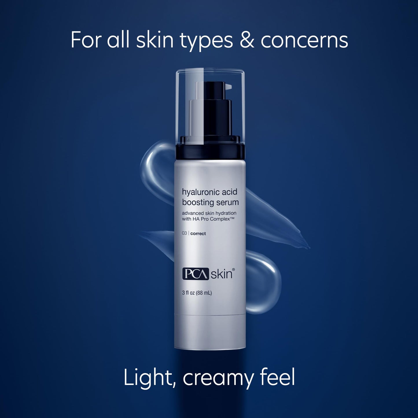 PCA SKIN Hyaluronic Acid Boosting Face Serum - Anti Aging Hydrating Facial Corrector with Niacinamide for Smoothing Wrinkles & Fine Lines (3 fl oz)