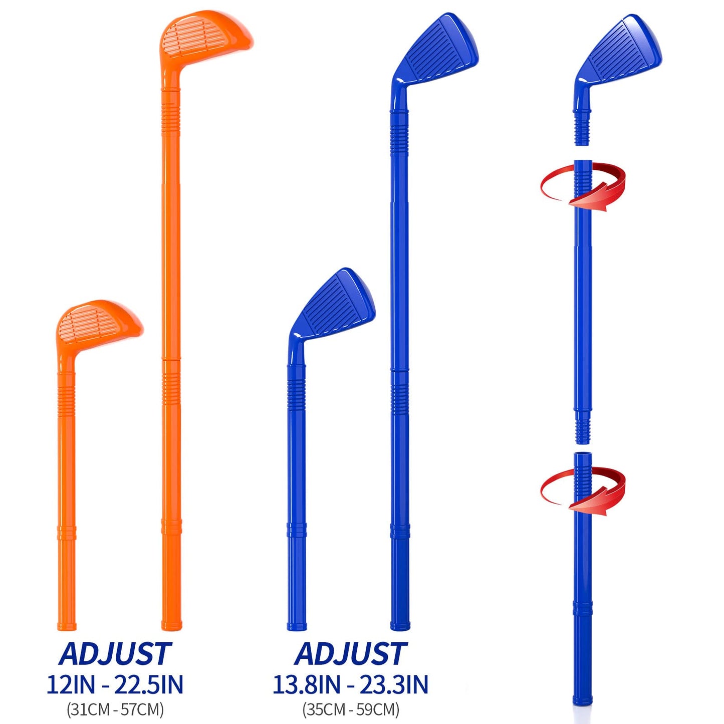 Bennol Upgraded Kids Toddler Golf Set, Indoor Outdoor Outside Toys Gifts for 3 4 5 Years Old Boys, 3 4 5 6 7 Years Old Boys Toys Birthday Gifts Ideas, Outdoor Golf Set Game for Kids Boys