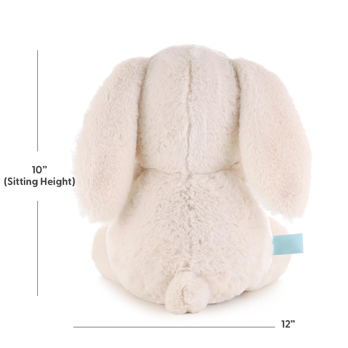 The Peanutshell Plush Bunny Stuffed Animal - 10 inch - Baby Safe - Machine Washable - Soft Bunny Rabbit Baby Toys, Newborn Infant Toddler, Plushies for Boys Girls, Stuffies, Nursery Decor