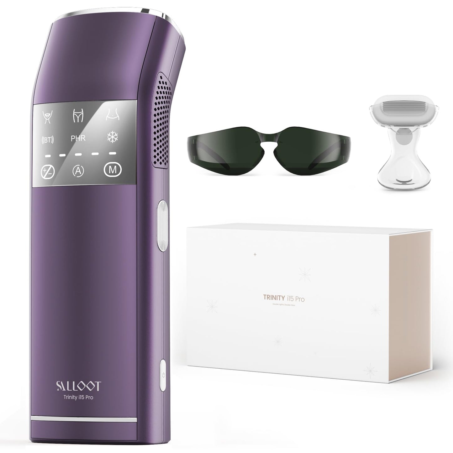 IPL Laser Hair Removal for Women and Men, 27J 4-Pulse Mode for Ingrown & Coarse Hair, Dual Lights 100W, 35°F Ice-Cooling Painless Permanent Hair Removal for Sensitive Skin, Bikini, Face, Body