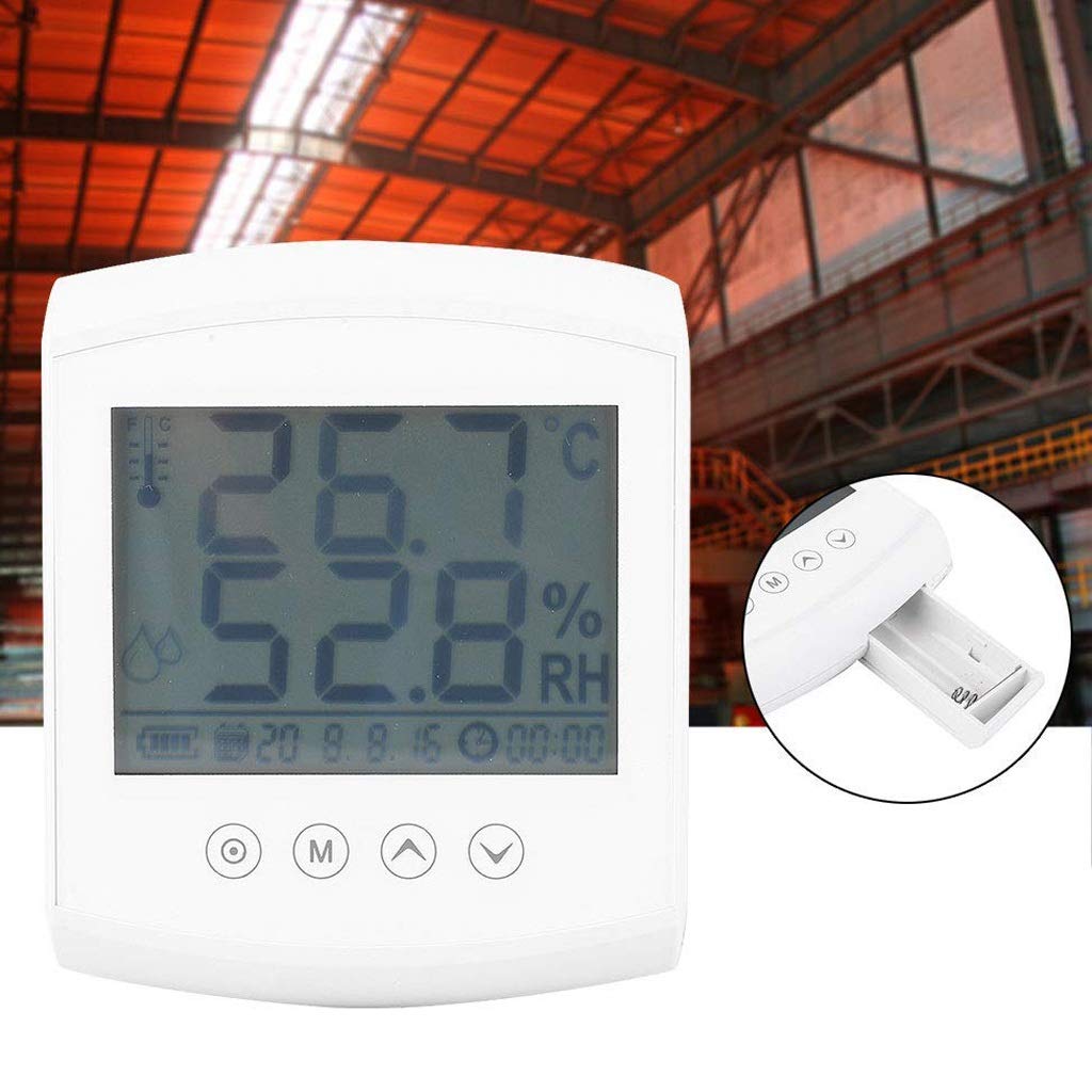 MVUYO Room Thermometer Digital Thermometer Indoor Room Hygrometer Temperature Humidity Humidor Gauge
