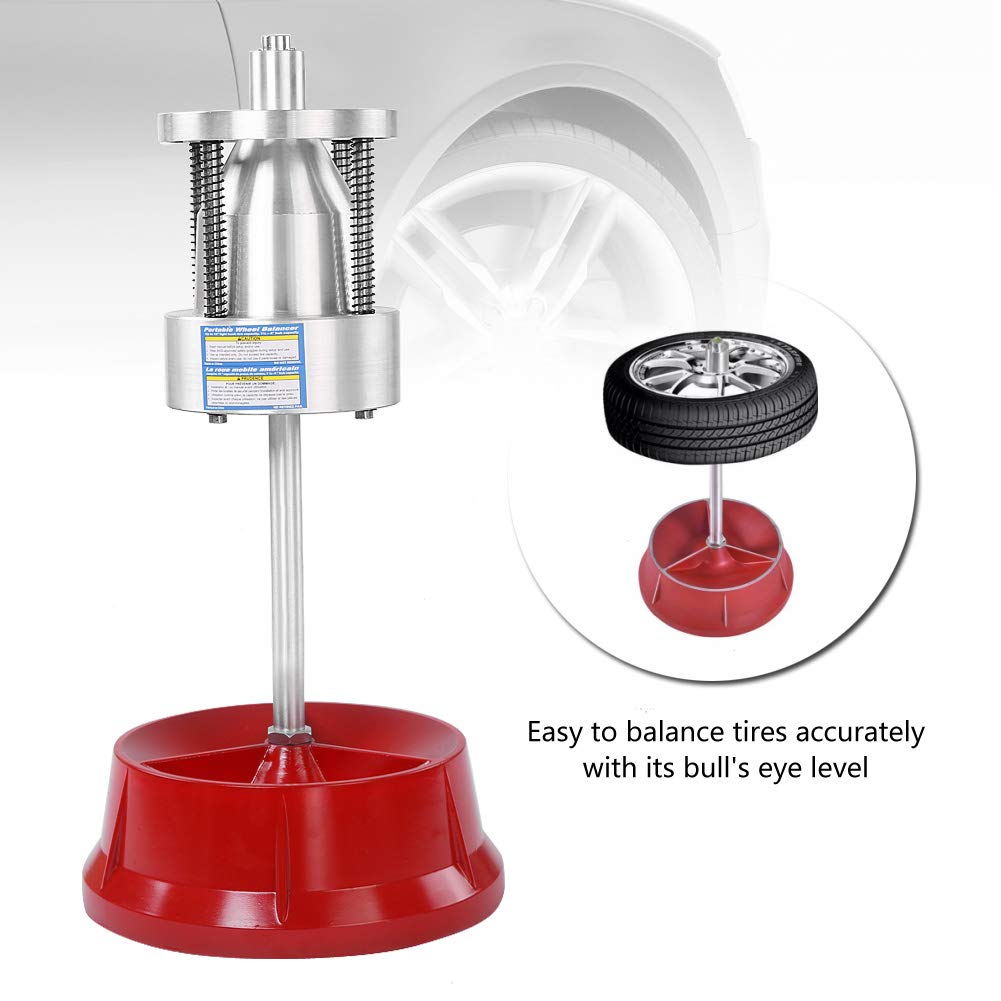Truck Wheel Balancer, Car Truck Portable Hubs Wheel Tire Balancer Bubble Level Heavy Duty Rim