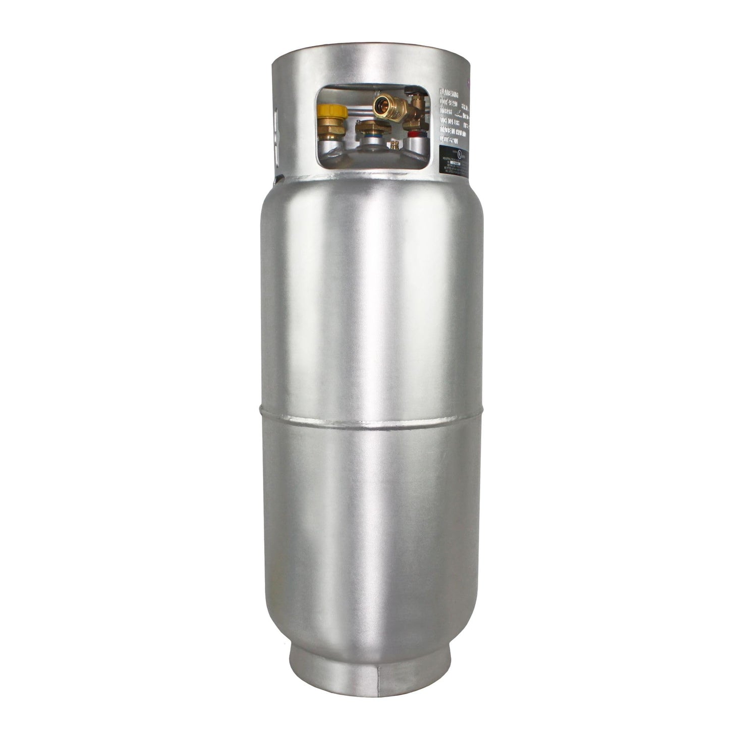 Flame King 43.5LB Aluminum Forklift Propane Tank with Gauge, Corrosion-Resistant and Rust-Free, DOT and TC Compliant, Lightweight, Rugged-Designed