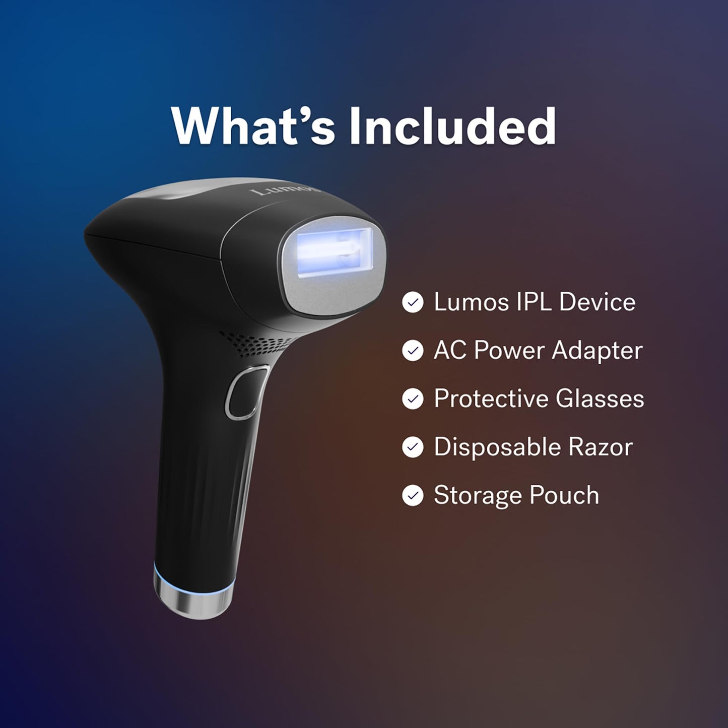 MICHAEL TODD BEAUTY - LUMOS Laser IPL Hair Removal for Women and Men, 50°F CoolMax Technology, 999,999 flashes, 3 In 1 w/Skin Sensor for Nearly Painless, Permanent hair removal