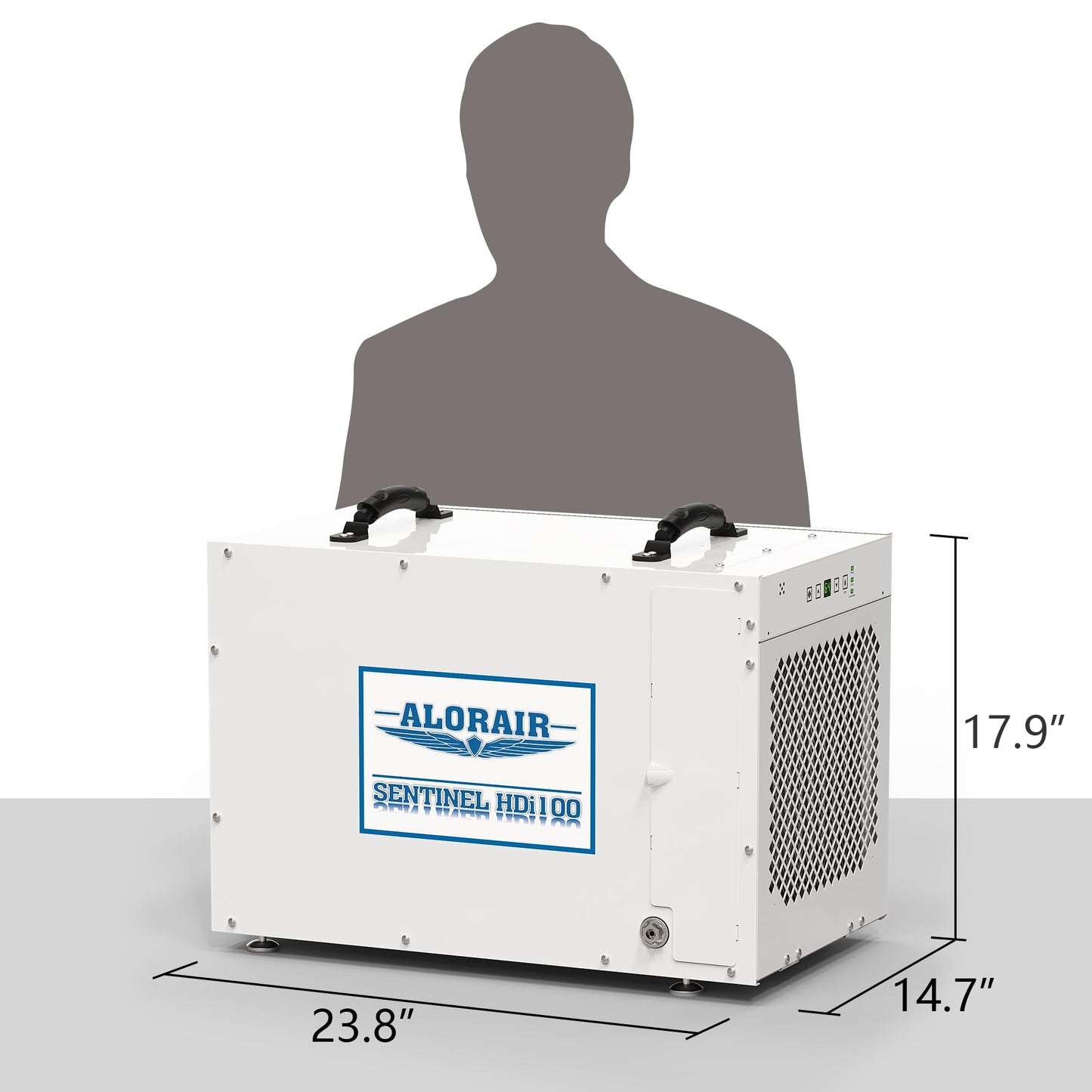 ALORAIR Sentinel HDi100 Commercial Dehumidifier with Pump, 220 Pints Whole Homes Dehumidifier for Crawl Spaces, Basements, up to 2,900 sq. ft. cETL