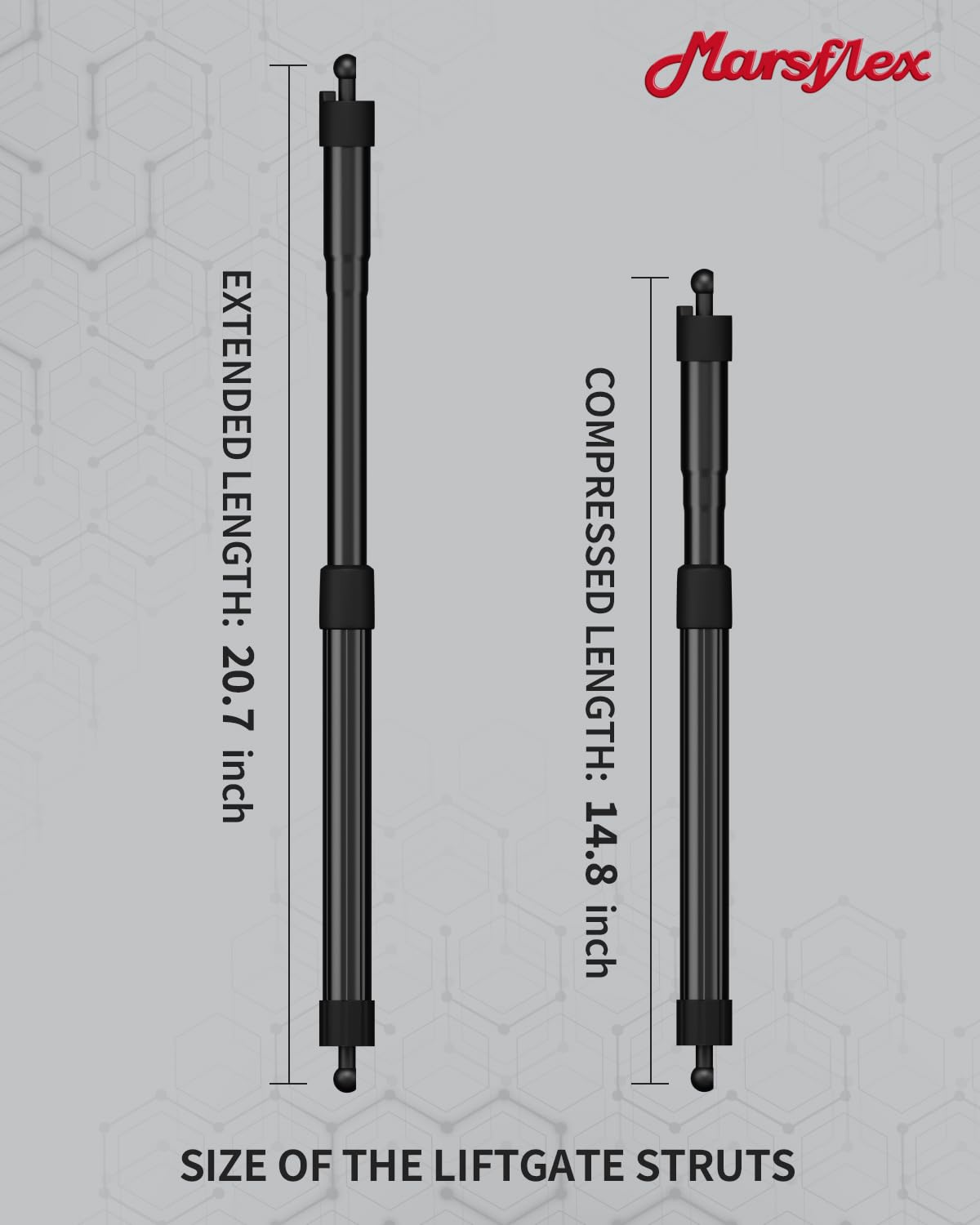 Marsflex Electric Liftgate Struts Fit for 2013-2018 Toyota RAV4 Power Rear Hatch Lift Trunk Tailgate Support Replaces# 6892009010, 6891009010, Left & Right
