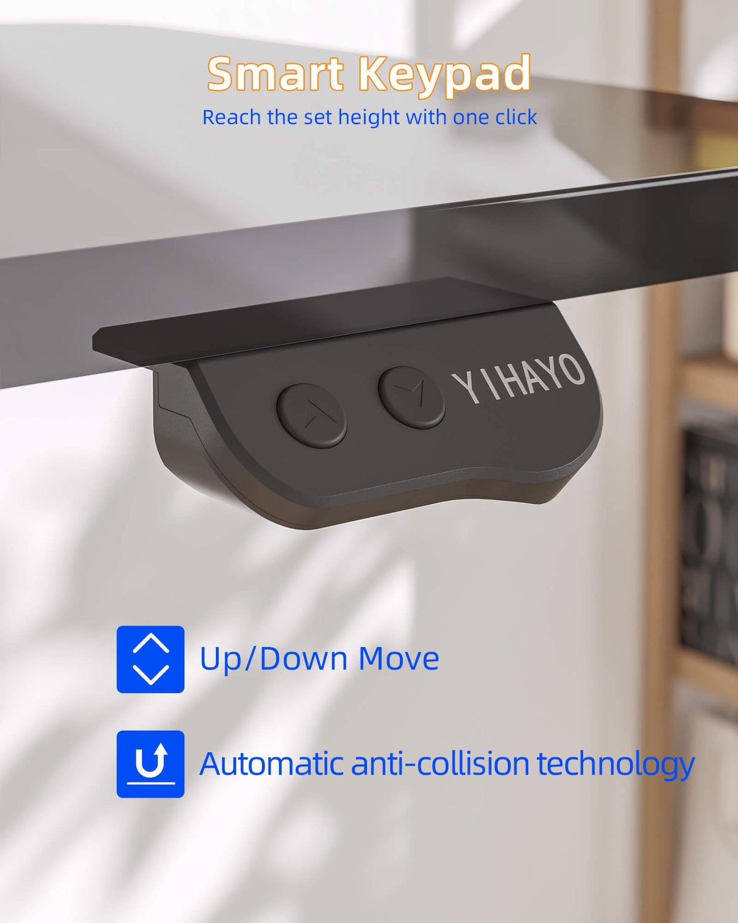 YIHAYO Electric Standing Desk Converter 32 inch, Sit to Stand Up Height Adjustable Desk Riser, Quick Sit to Stand Tabletop Dual Monitor Riser Workstation for Home Office with Keyboard Tray, Natural