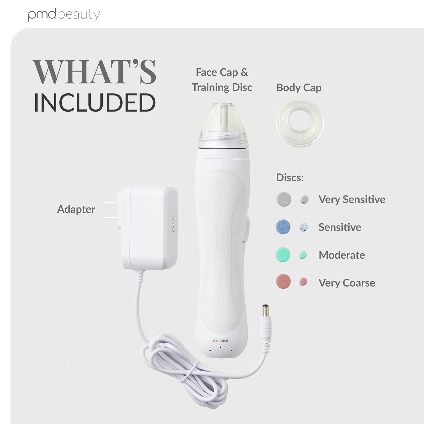 PMD Personal Microderm Pro - At-Home Microdermabrasion Machine with Kit for Face & Body - Exfoliating Crystals and Vacuum Suction for Fresh and Radiant Skin - High & Low Speed Options