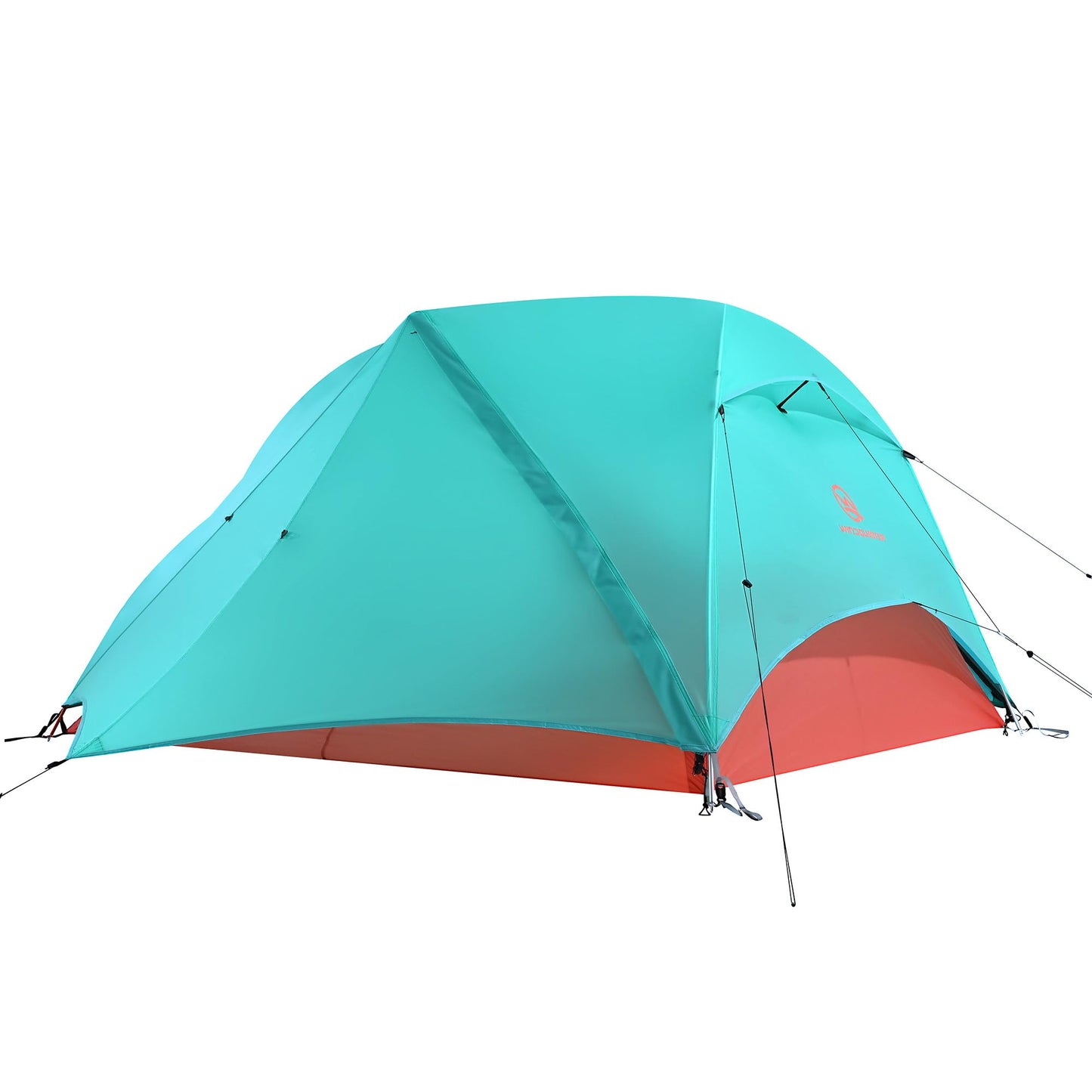 WindQuester Horizon Lite 2 Ultralight 2-Person Backpacking Tent – Freestanding, 3-Season, Waterproof Double-Door Design – Seafoam Blue