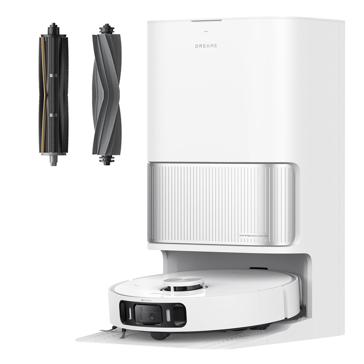 DREAME L40s Ultra AE Robot Vacuum and Mop Combo, 19,000Pa Suction, Self Emptying Dust Box, Flexible Mop & 167℉ Self Cleaning Washboard, Diverse Brush Selection, All-in-One Station, Auto Refill