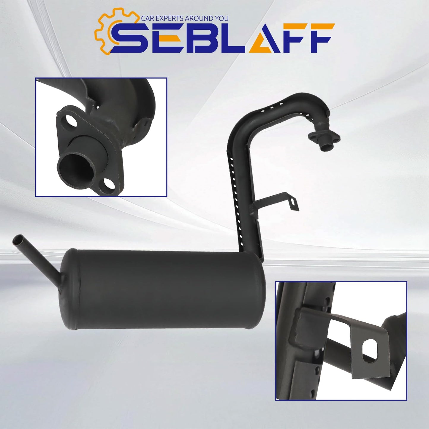 SEBLAFF Golf Cart Engine Muffler FE290 Replacement for 1994-2014 Club Car DS Gas Golf Carts 101859301
