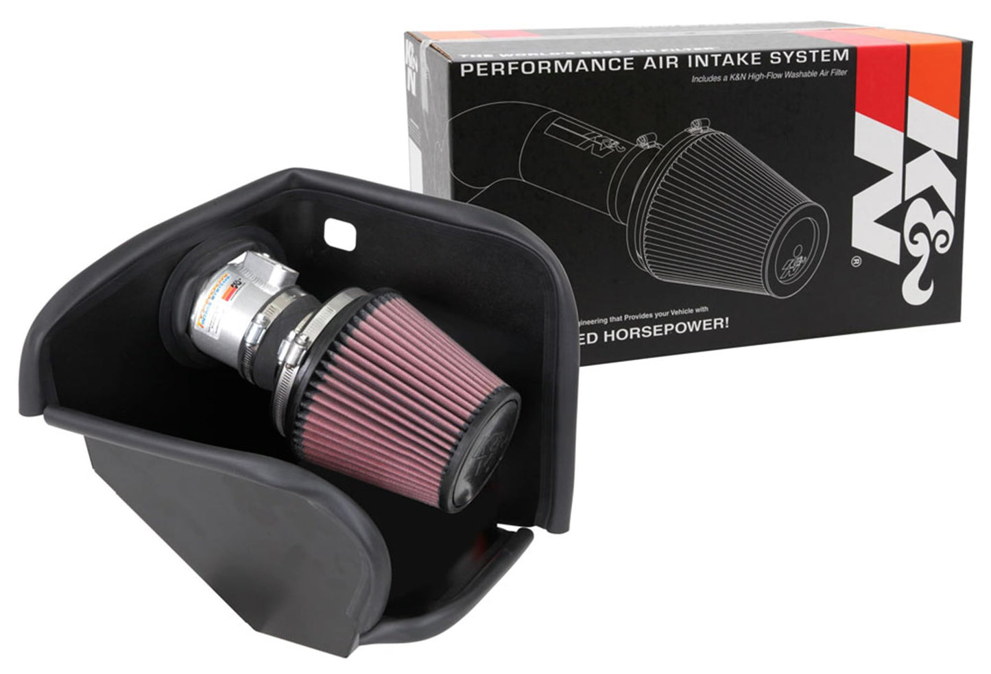 K&N Cold Air Intake System: High-Flow Air Filter, Increase Performance & Acceleration: Compatible with 2019-2025 Nissan: Altima, 69-7085TS