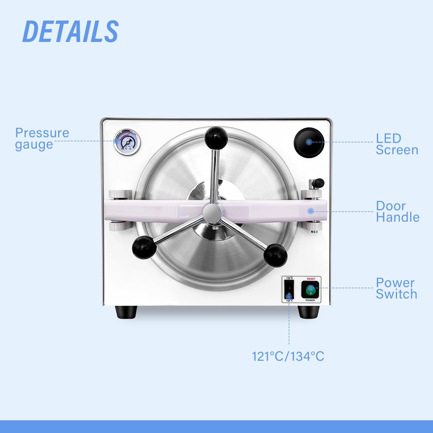 DACAT-RICHFU TR250M 18L Autoclave