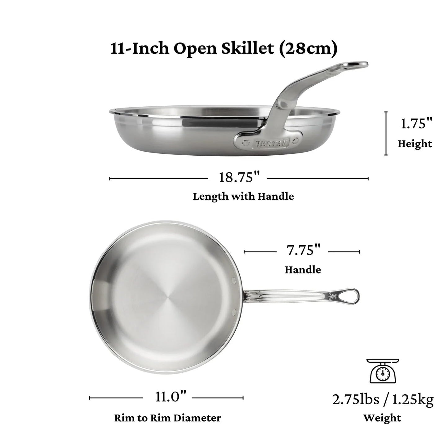 Hestan - ProBond Collection - Professional Clad Stainless Steel 10-Piece Ultimate Cookware Set, Induction Cooktop Compatible