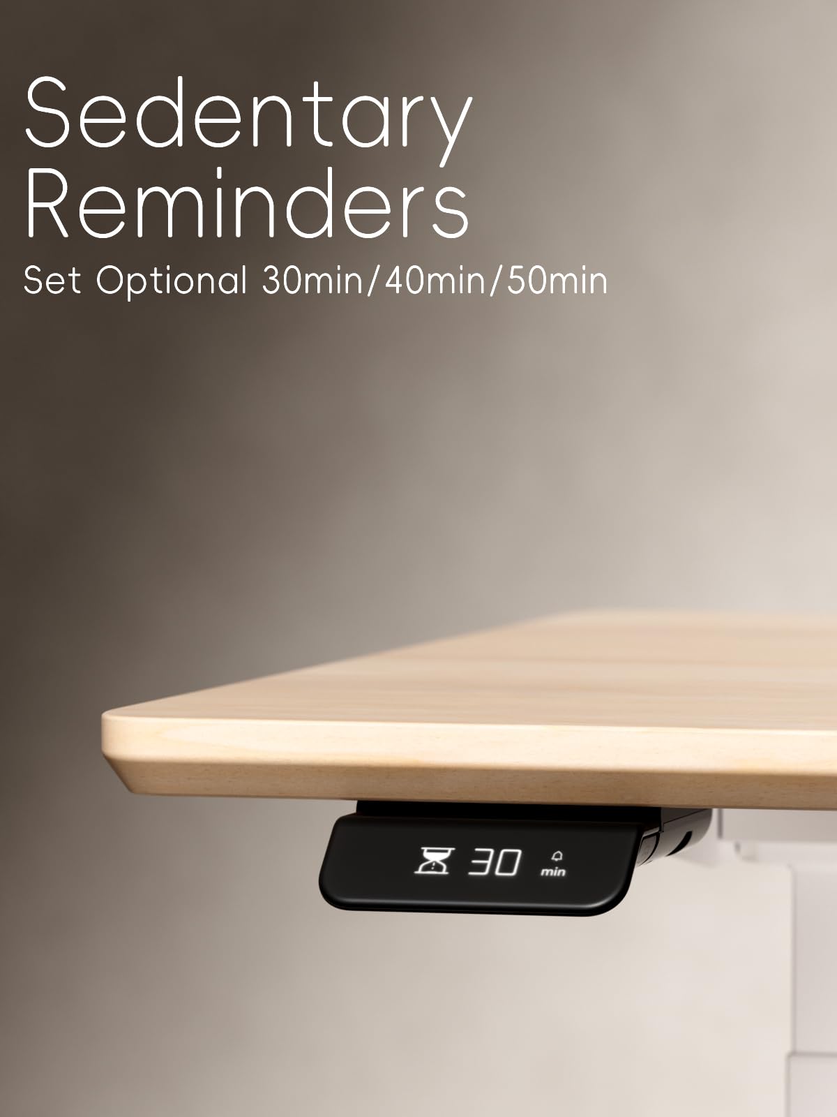 Standing Desk Frame 3 Stages with Smart Paddle Controller.Gyroscope Sensitive to collisions.Heavy Duty Adjustable Desk Frame for 40 to 72 inch Table Tops,Dual Motor,Load 275 lbs.White