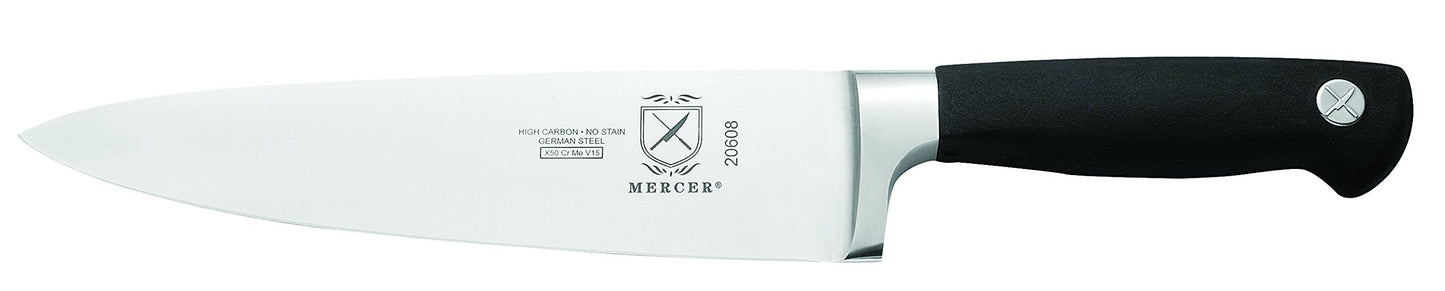 Mercer Culinary Genesis 10-Piece Forged Knife Set with Case, Steel/Black