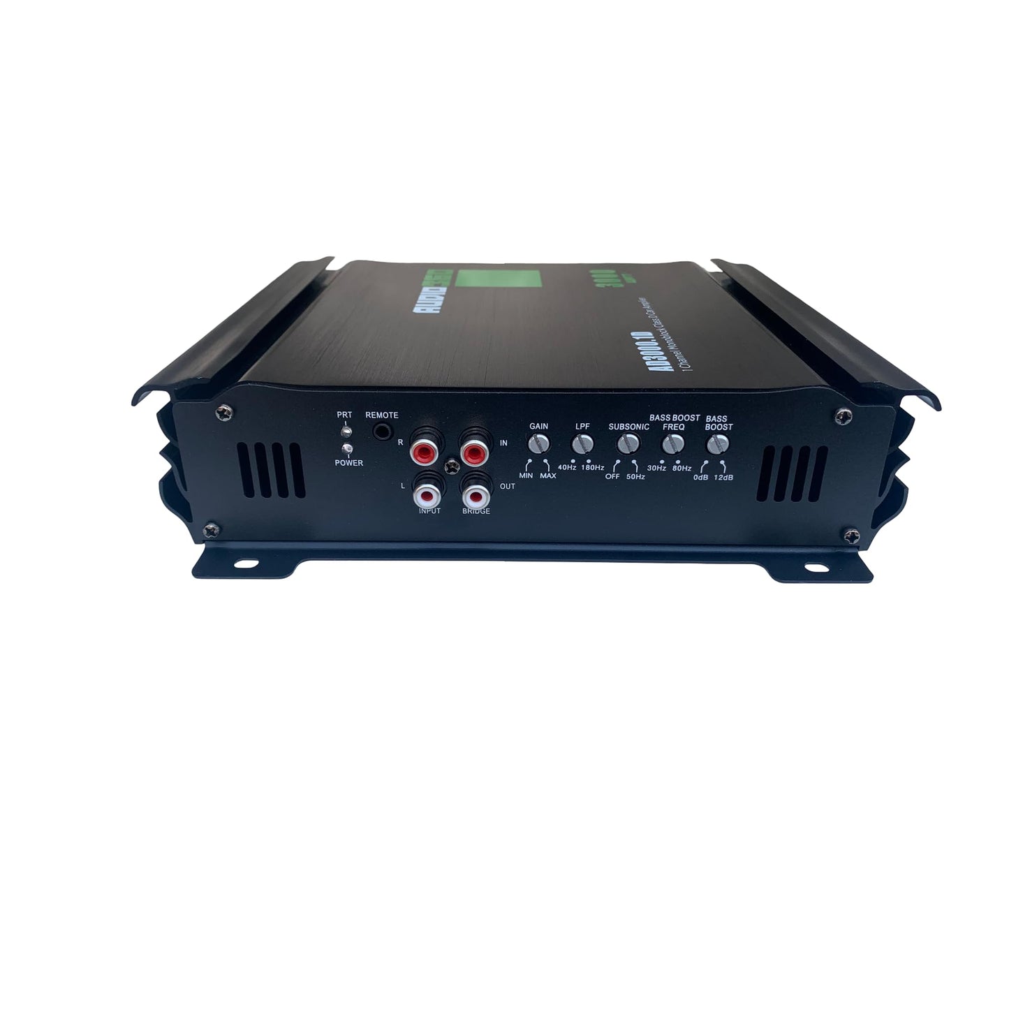 Audio360 AD3000.1 Monoblock Car Audio Amplifier, 3000W Max Power, Compact Class D 1-Ohm Stable Subwoofer Amplifier with 89dB SNR, Clean Deep Bass Output
