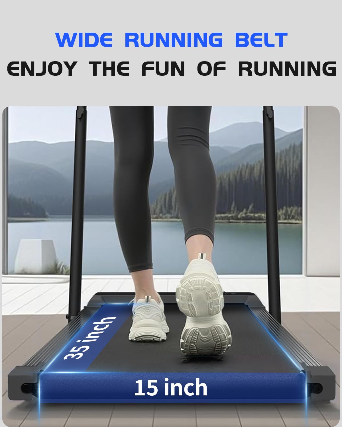 Walking Pad Treadmill with Incline, 300lbs Portable Compact Under Desk Treadmill, 3 in 1 Foldable Walking Pad with Handle Bar for Home Small Office,with Remote Control and LED Display