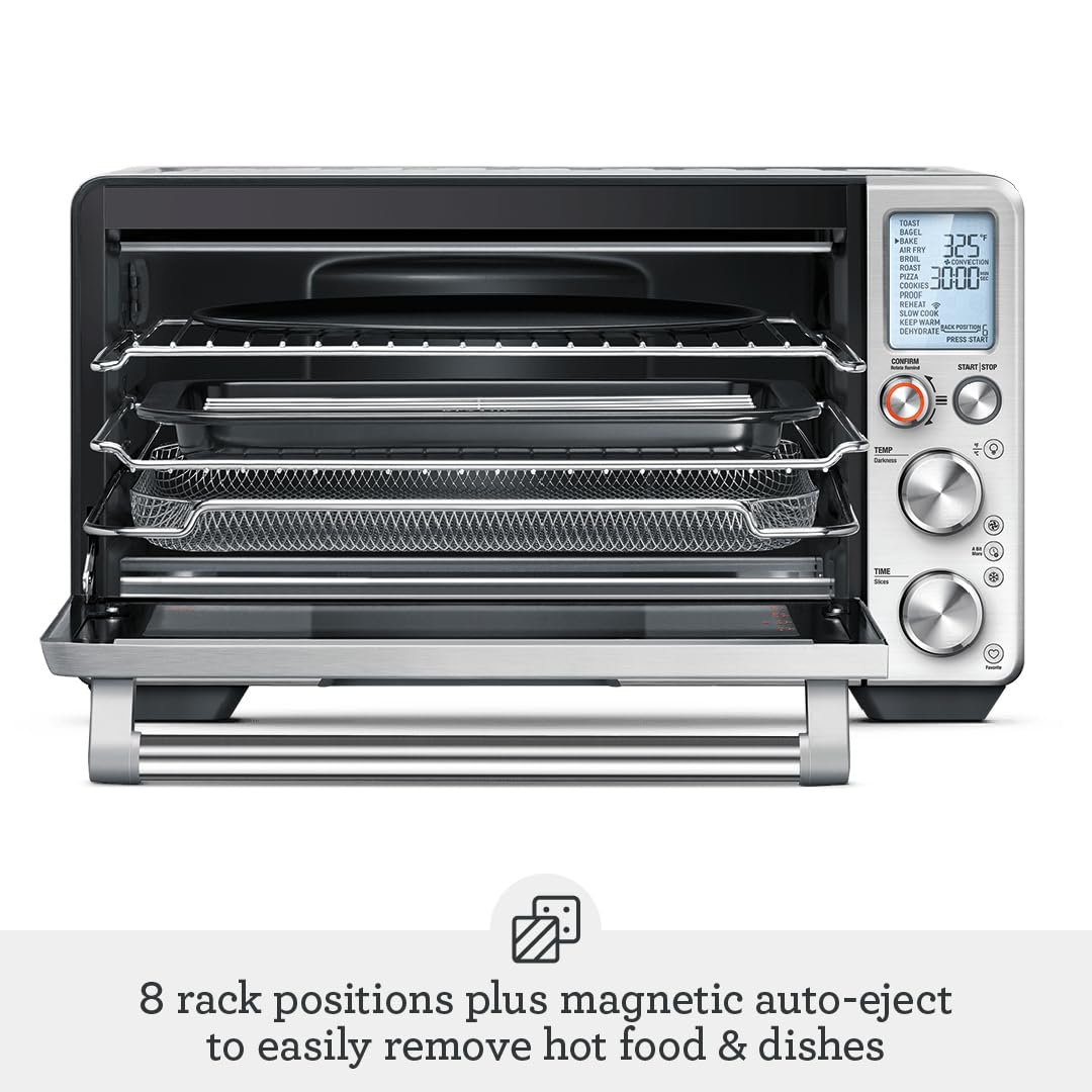Breville BOV950BSS Joule Smart Oven Air Fryer Pro Countertop Oven, Brushed Stainless Steel