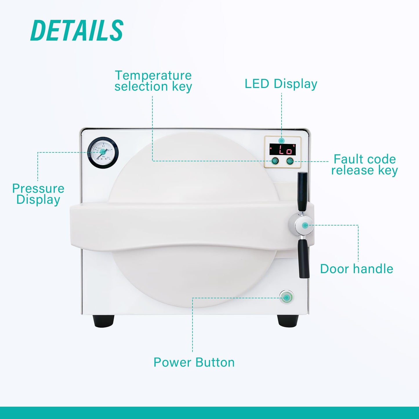 DACAT-RICHFU TR250NM 18L Automatic Autoclave