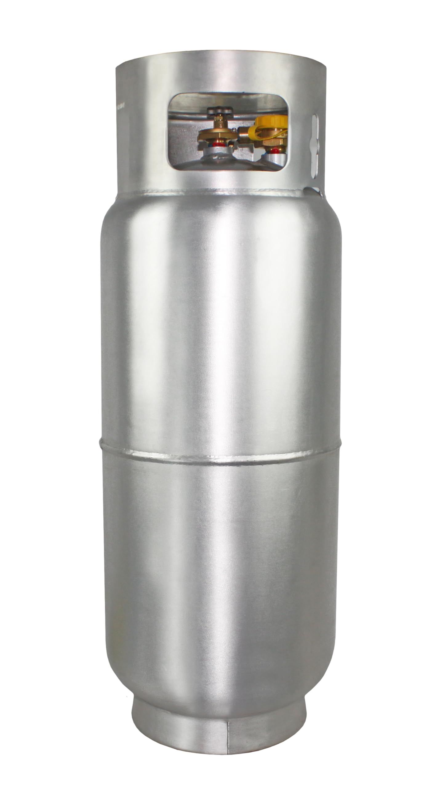 Flame King 43.5LB Aluminum Forklift Propane Tank with Gauge, Corrosion-Resistant and Rust-Free, DOT and TC Compliant, Lightweight, Rugged-Designed