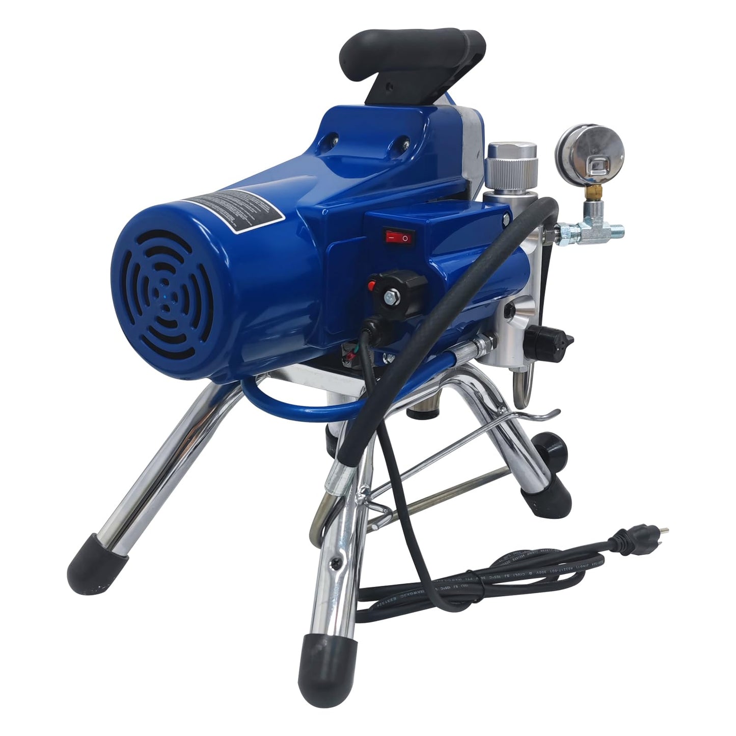 INTBUYING 395 Airless Paint Sprayer, 2200W High Efficiency Electric Airless Paint Sprayer, 3300PSI Cart Thinning-Free Airless Sprayer with Spray Gun 110V for Home, Commercial Use