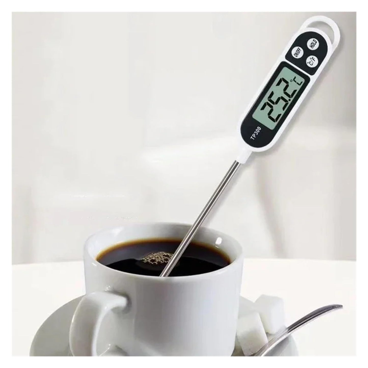 Type Food Thermometer Kitchen Digital Thermometer Meat Milk Cooking Food BBQ TP300 Electronic Temperature Gauge Tool