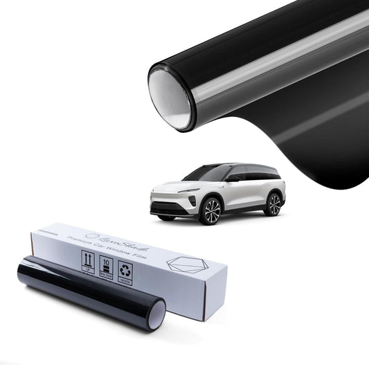LuxeShade 2-Pack Car Window Tint – Premium Carbon 5% & 20% VLT Privacy Window Films, UV/IR Heat Blocking, Scratch & Fade Resistant (1Ply 24"*100ft + 2Ply 36"*100ft)