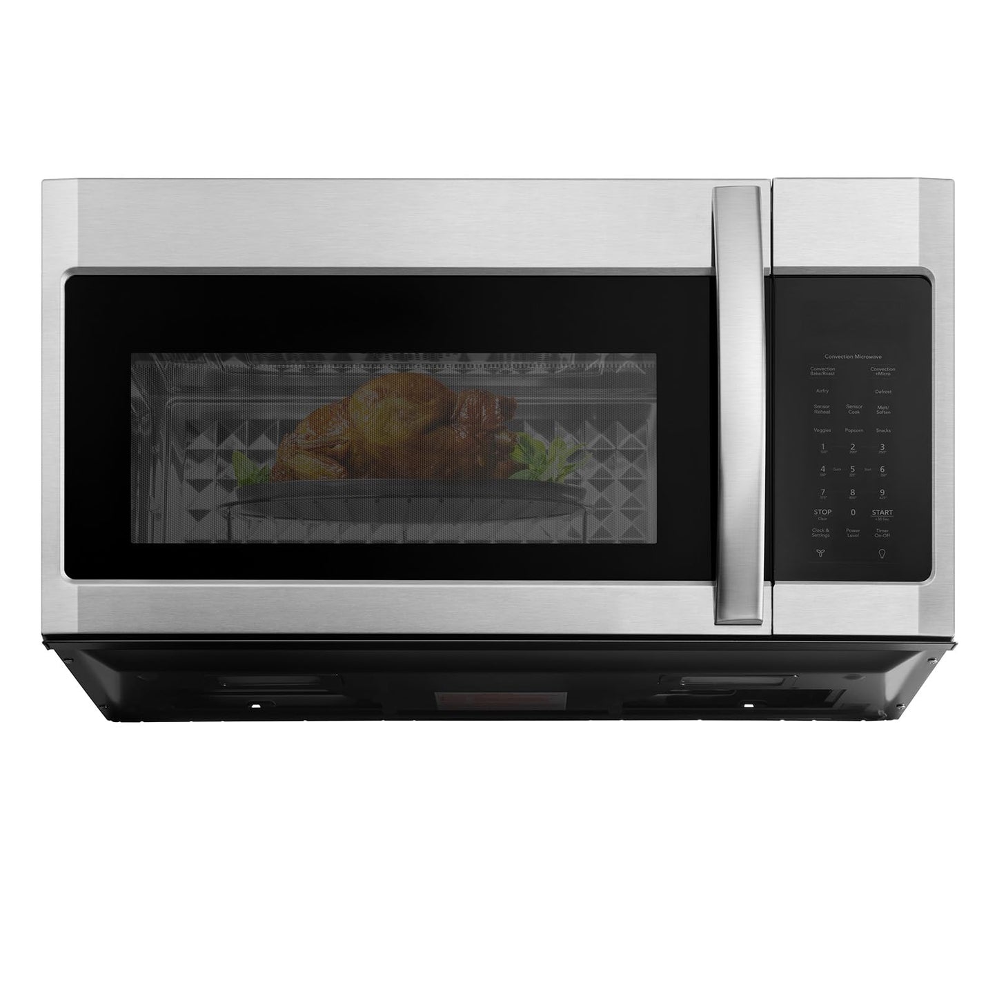 BLACK+DECKER Over the Range Microwave Oven with Air Fryer, Convection, and Bake Modes, 1.5 cu.ft., Stainless Steel, 900 Watts, EC942K6CE-SS