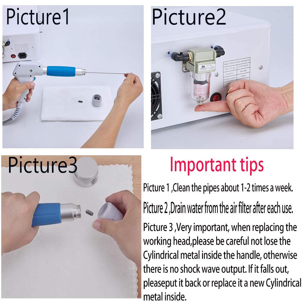 Shockwave Therapy Machine for Joint and Muscle Pain Relief, FSA/HSA Eligible Shockwave Therapy for Back, Leg, Elbow, Shoulder Non-Invasive ESW T Shock Wave Therapy Device