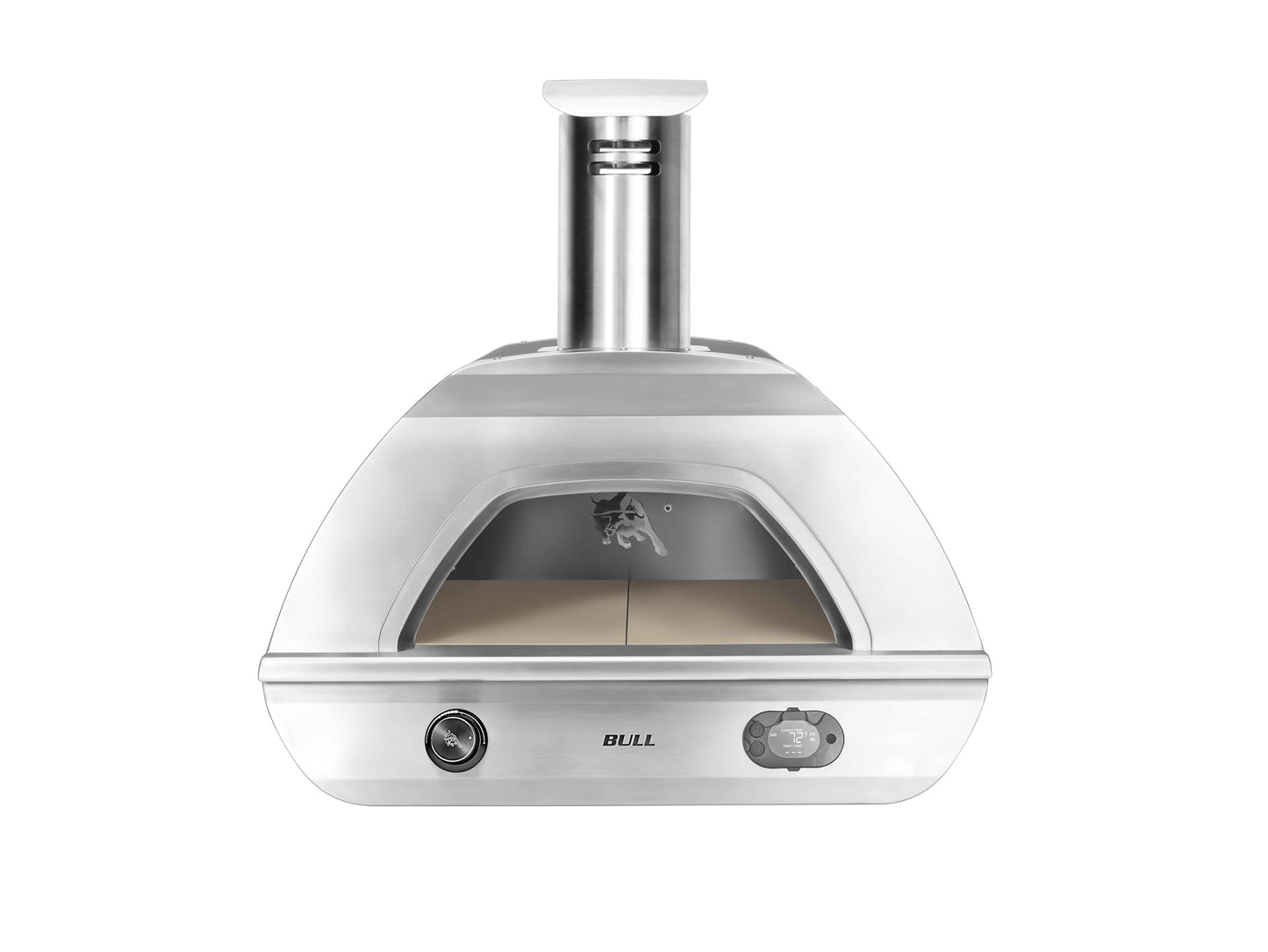 Bull Outdoor Products Premium Outdoor Kitchen BBQ Island Dual Fuel Counter-top Pizza Oven NG