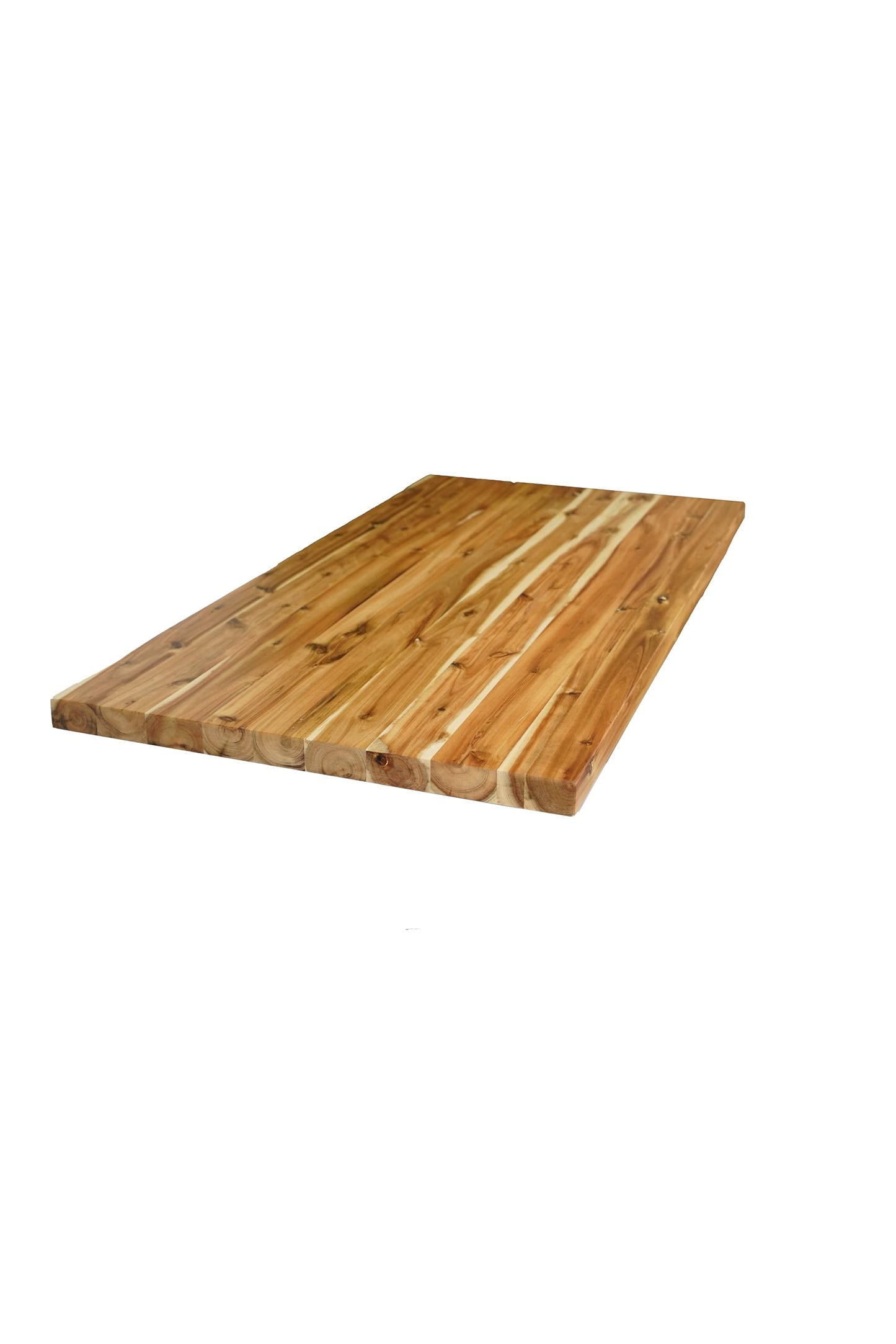 BingLTD - 48" L x 24" Rectangular Acacia Butcher Block Standard Countertop with Edge Grain (CT4824-AC-CC)