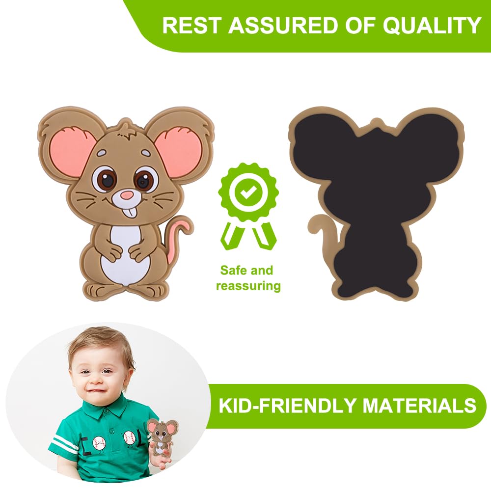 YUJUN 12PCS Fridge Magnets for Kids,Cute Vivid Farm Animals Refrigerator Magnets Toys for Fridge Baby Educational Present Full Back Magnetic Toddler Magnets