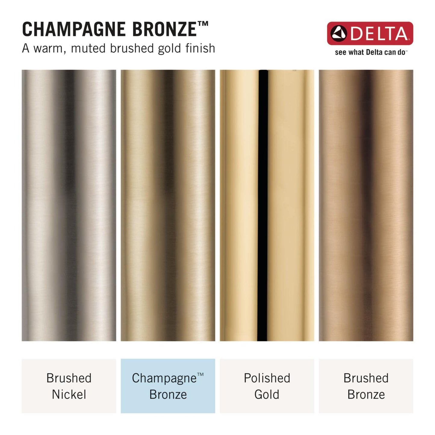 Delta Faucet Monrovia Gold Kitchen Faucet, Kitchen Faucets with Pull Down Sprayer, Kitchen Sink Faucet, Gold Faucet for Kitchen Sink with Magnetic Docking, Lumicoat Champagne Bronze 9191-CZ-PR-DST