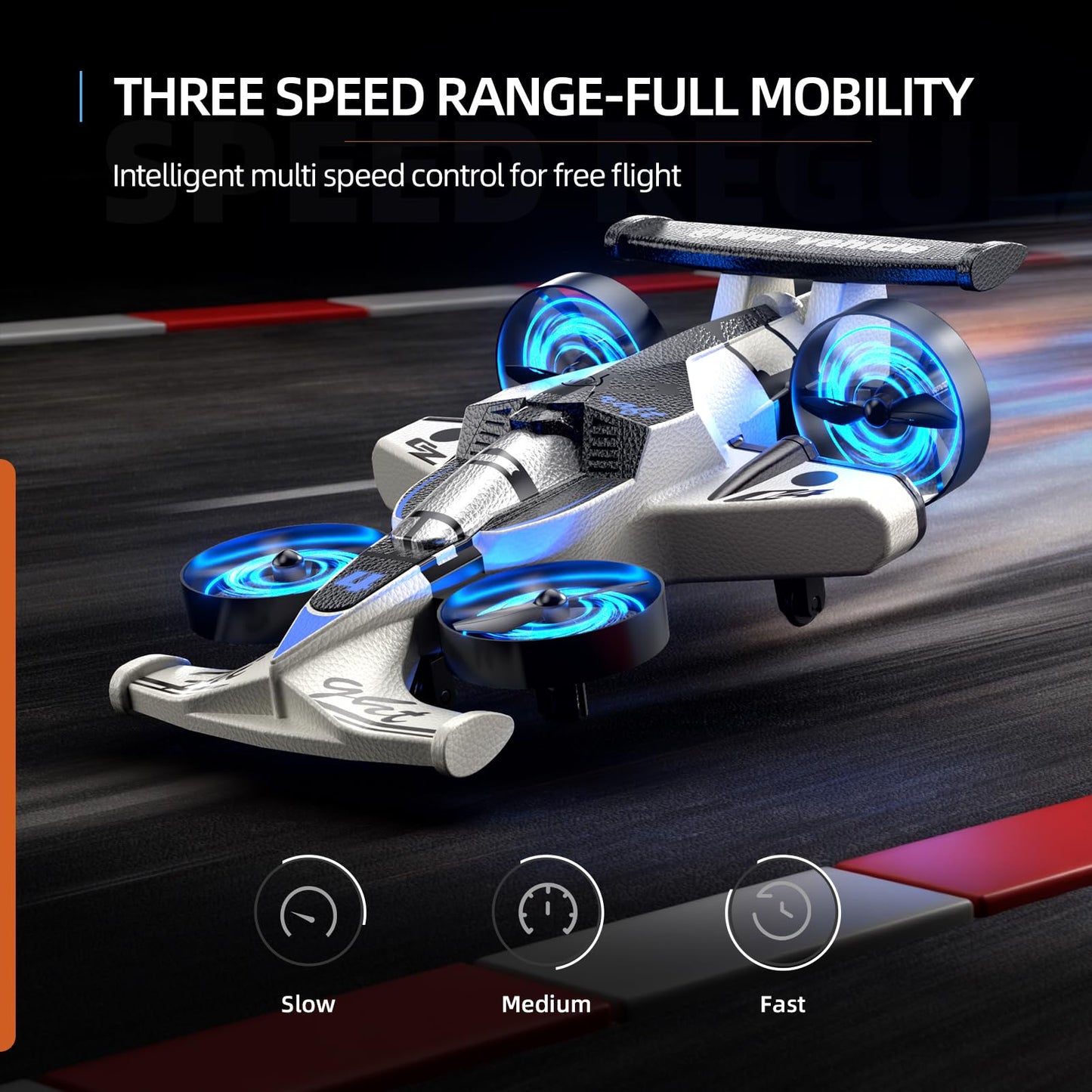 Xelabrion Remote Control Airplane Car Toys for Kids Ages 4-6-8-10-12, 2-in-1 Foam RC Plane Car Jet Mini Drone, Racing Car Stunt Plane Toys for Kids Boys Beginners 4 5 6 7 8 9 Year Indoor Outdoor Play