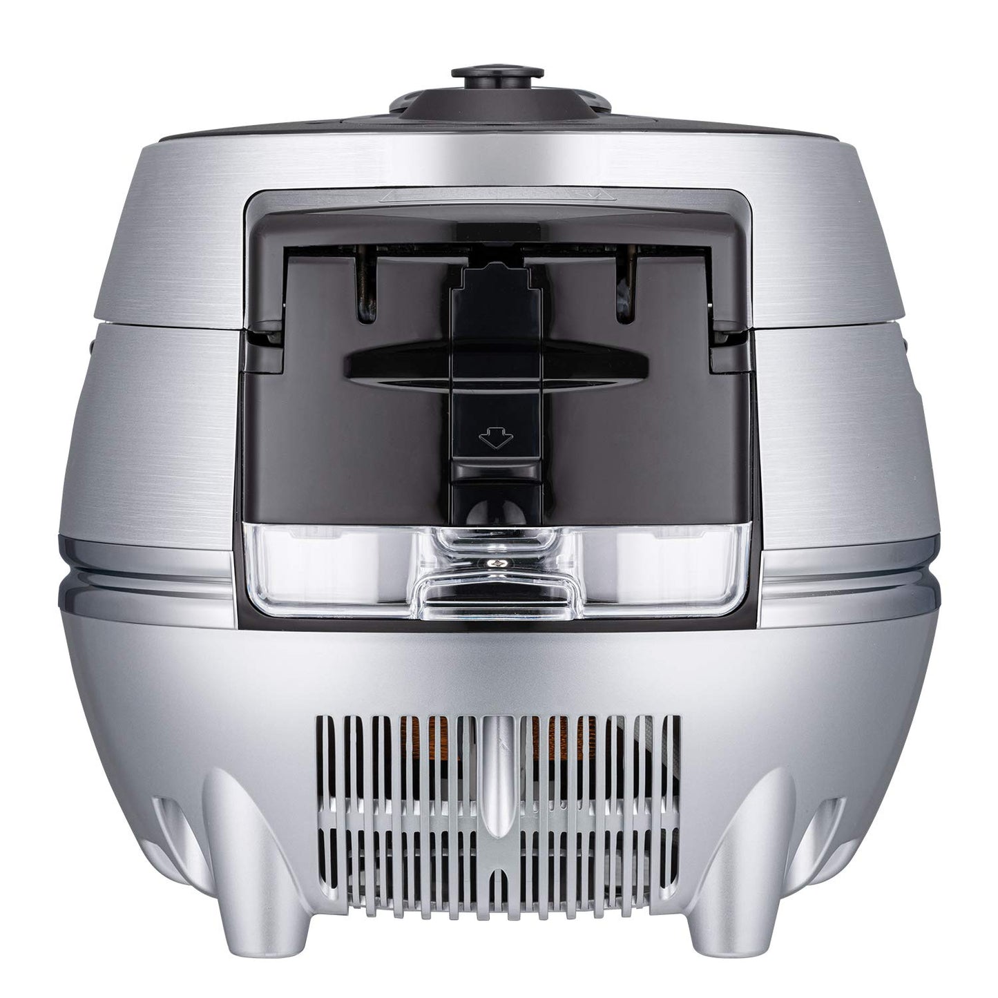 CUCKOO High Pressure Rice Cooker 10-Cup Uncooked / 20-Cup Cooked with Induction Heating Technology, Large Rice Maker with 17 Menu Options and Steam Plate, Voice Guide, Silver (CRP-CHSS1009FN)