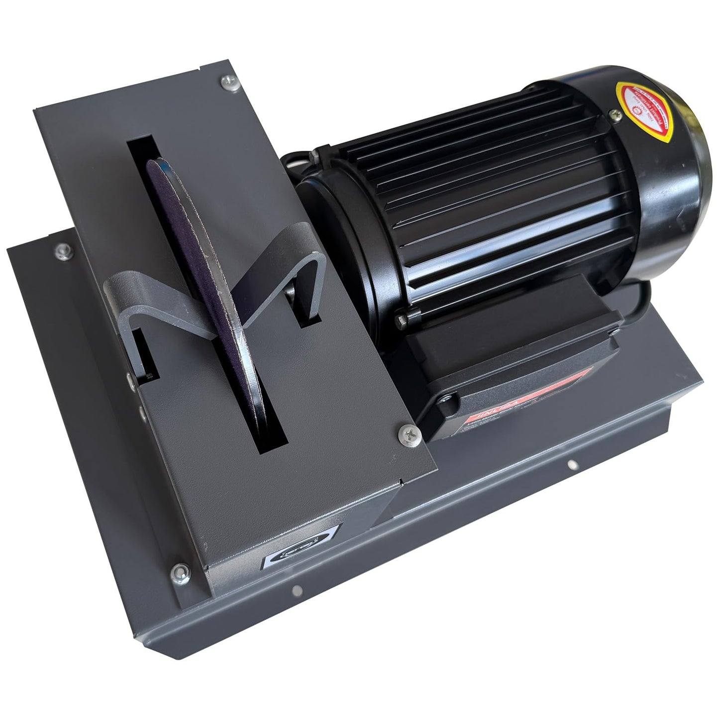 Jinlida JLD10-8 Lawn Mower Blade Sharpener, 2/3HP 500W Grinder Sharpening Machine with 7-inch Ceramic Grinding Wheel and Balancer and 5 Sanding Discs