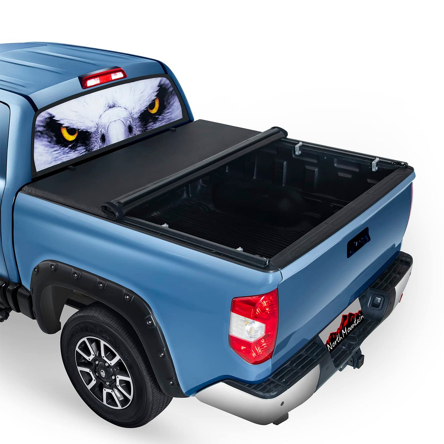 North Mountain Soft Roll Up Tonneau Cover for 2024-2025 Toyota Tacoma 5ft Bed, Compatible with 5ft 2024 2025 Toyota Tacoma Fleetside/Styleside Bed(61"), not for Flareside/Stepside Bed