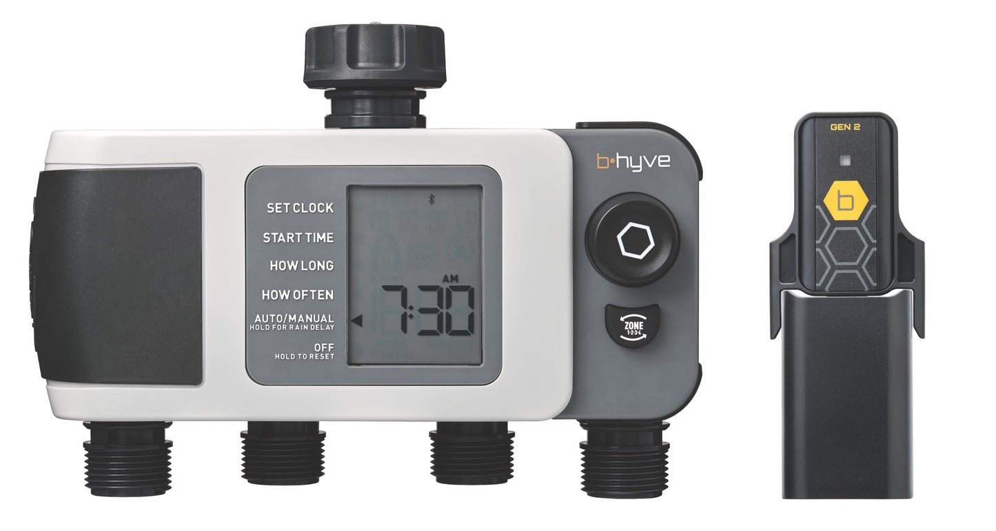 Orbit 24639 B-hyve XD 4-Port Smart Hose Watering Timer with Wi-Fi Hub