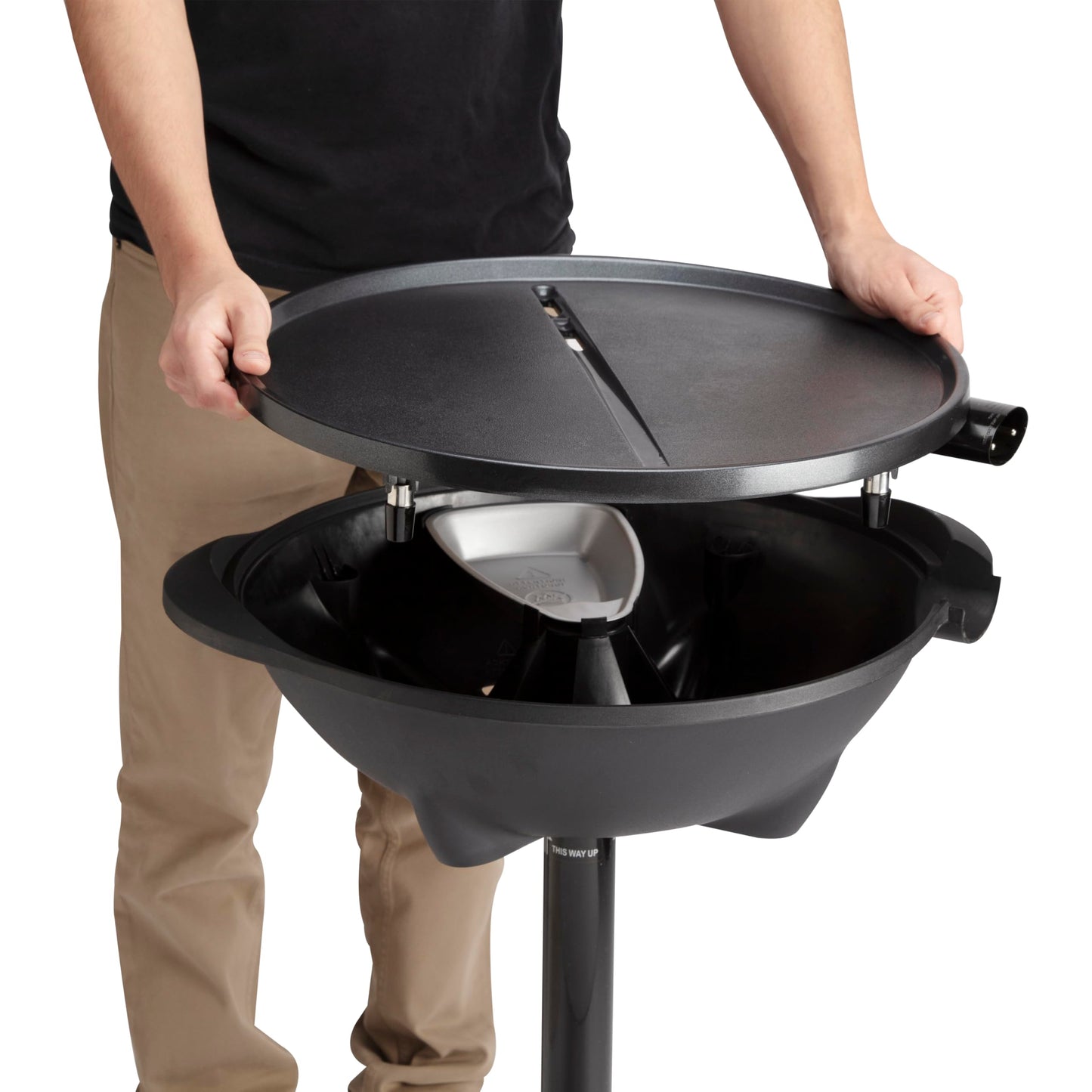 Cuisinart Indoor/Outdoor Electric Griddle, 2-in-1 Portable BBQ with Flat Top Nonstick Cooking Surface, Adjustable Heat, Stand/Tabletop Options for Cookouts, Barbecues & Small Spaces, No Tools Needed