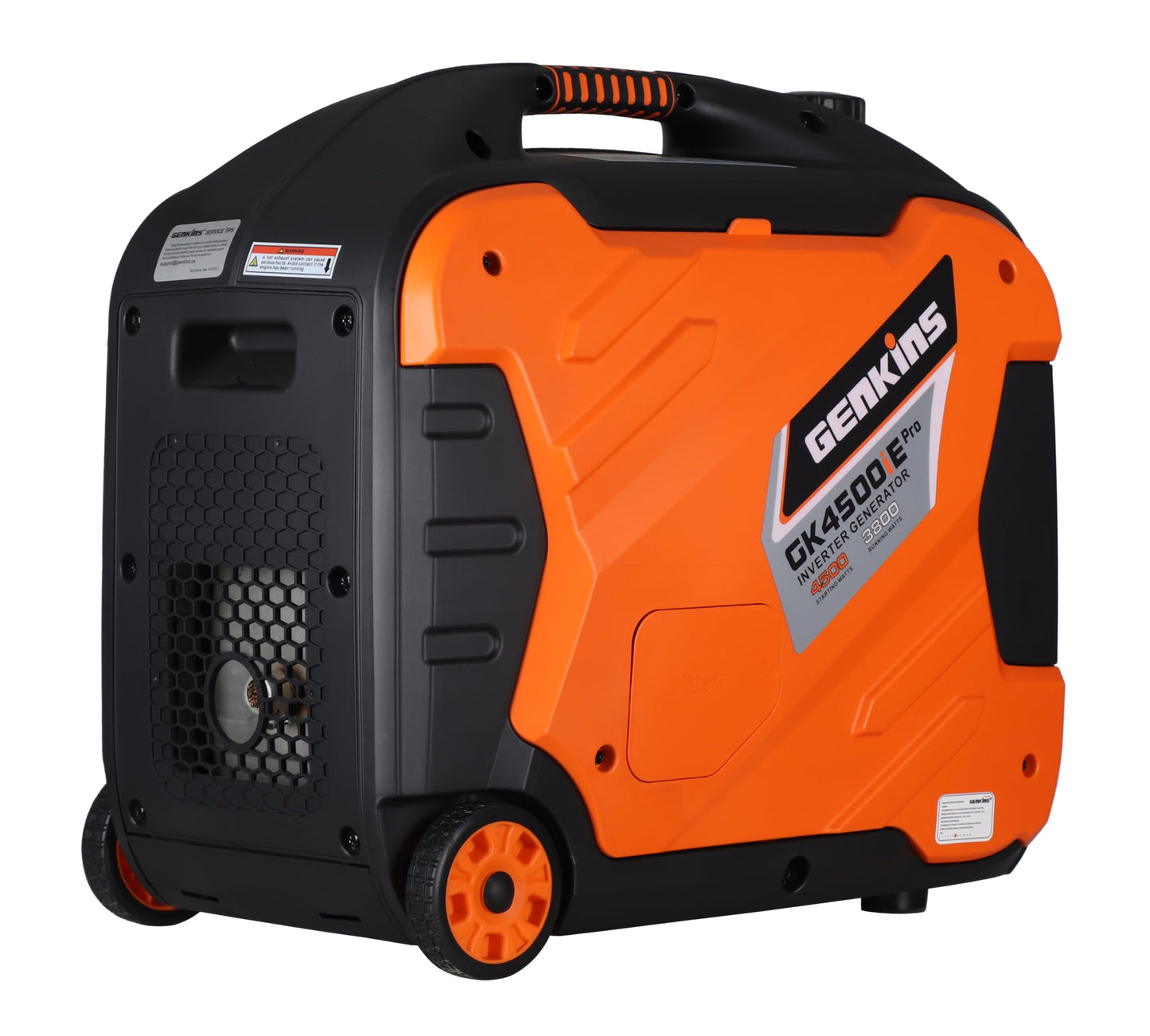 Genkins 4500 Watt Portable Inverter Generator Pure Sine Wave Technology Reduced Size & Weight Manual Start | 2024 Model