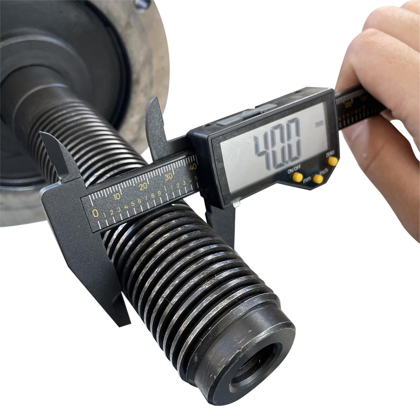 RebarTech Motorcycle Adapter for Wheel Balancer Machine of 36mm & 40mm Shaft, Tire Clamp for Balancing Thinner Wheels, Install Size of 10mm